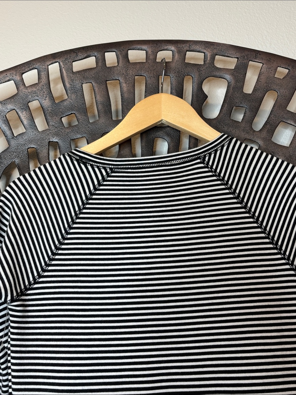 🖤 French Connection Black White Striped Stretch Dress Women’s Size 4 Mini 🖤 - Picture 5 of 13